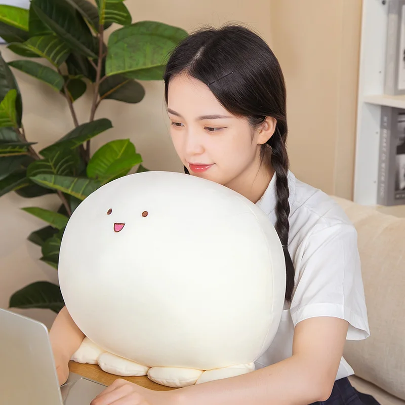 

Милая мультяшная круглая плюшевая игрушка осьминог 12-40 см, мягкая морская Подушка с животными, кукла для детей, девочек, милая фотоигрушка