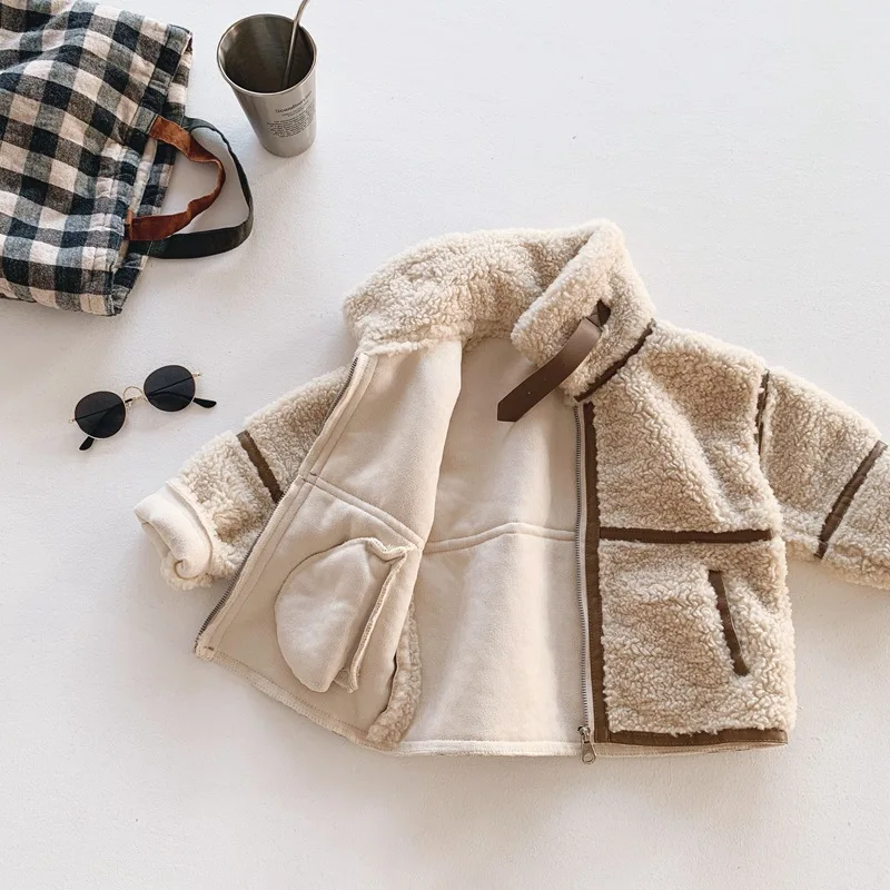 WLG/зимние пальто для мальчиков и девочек детская утепленная куртка с длинными