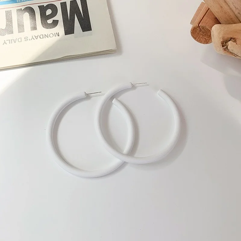 2021 оптовая продажа модные милые большие серьги женские темпераментные круглые