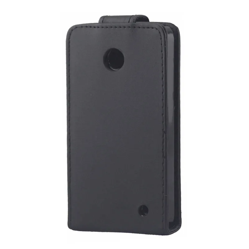 Вертикальный кожаный флип чехол для Nokia Lumia 630 чехлы мобильный телефон