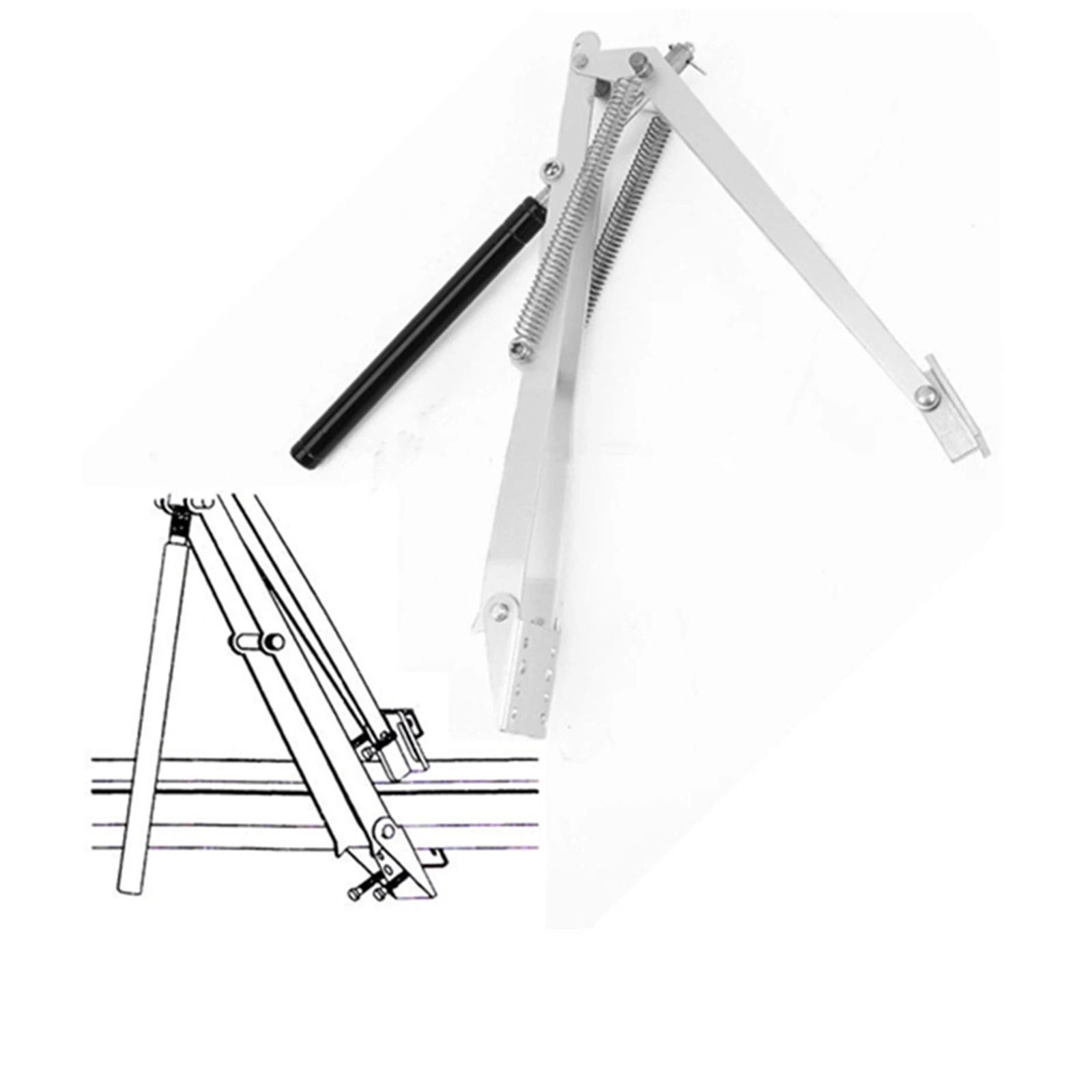 

Double Spring Automatic Window Opener Automatic Vent Opener Solar Vent Roof Opener for Greenhouse Window Vent Opening