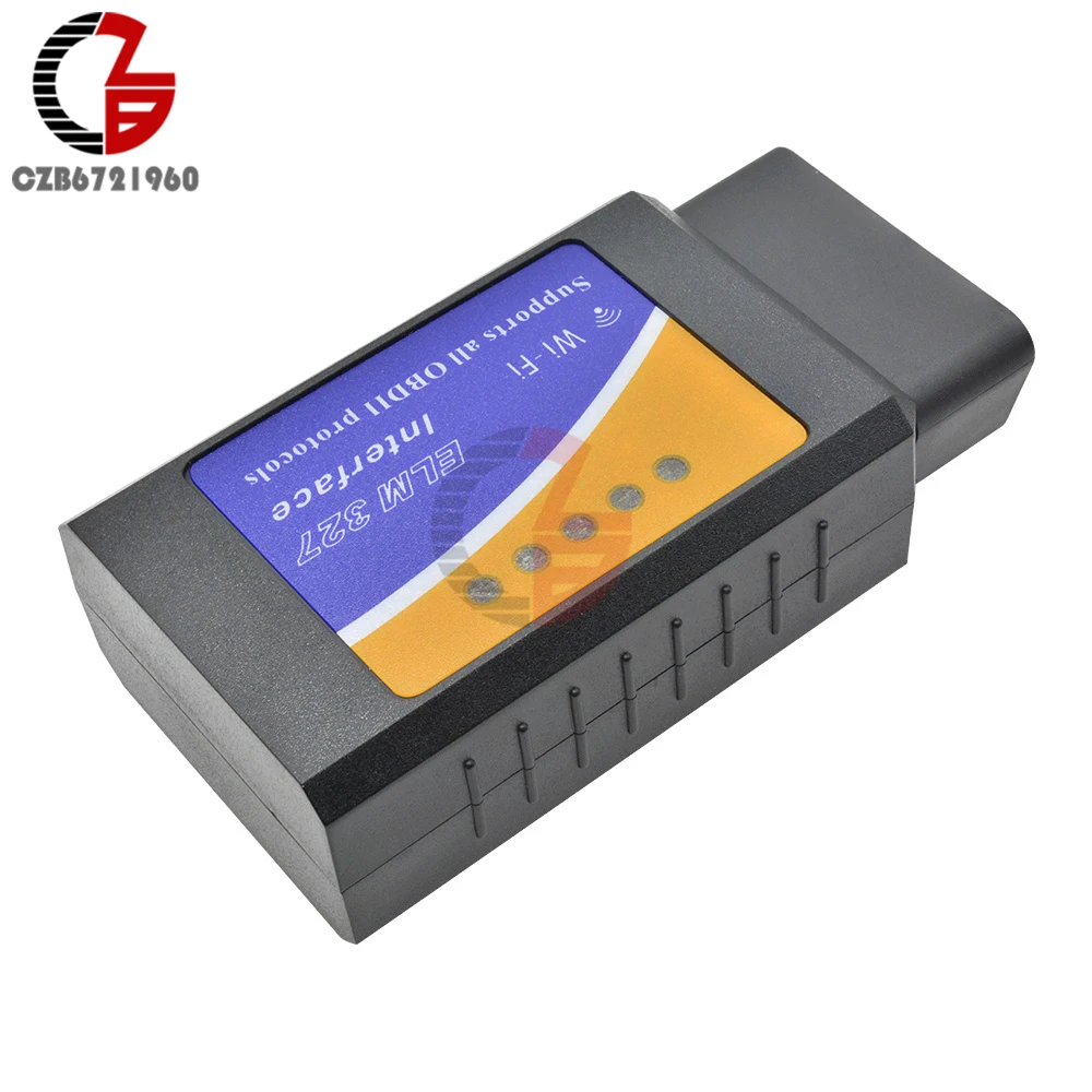 ELM327 V1.5 OBD2 автомобильный wifi Интерфейс инструмент сканер диагностический для ios Android