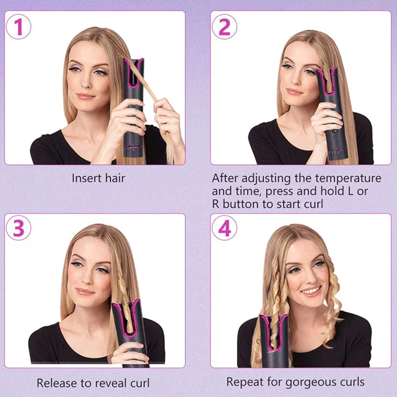 Cheyn lee Anion Curl не вредит волосам электрическое вращение Автоматические щипцы для