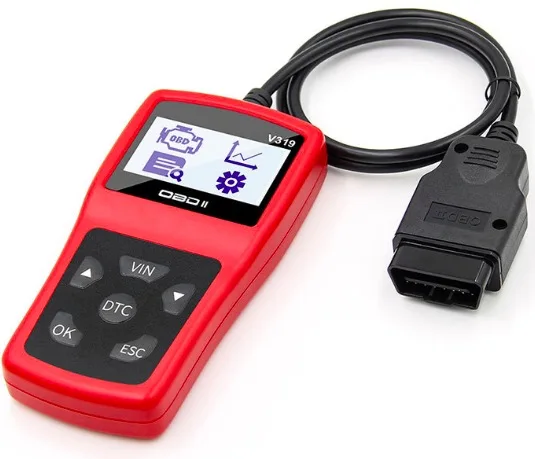 V319 считыватель кодов OBDII/EOBD Считывание/чистый код неисправности OBD OBD2 ELM327