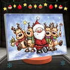 Полностью алмазная живопись, вышивка крестиком, бриллиантовая вышивка 5D сделай сам, вышивка Санта-Клаусом, Рождественский подарок