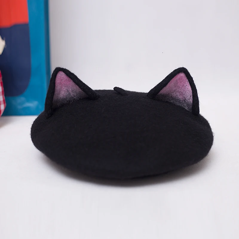 style-3 Лисий Косплей Руководство шерсть фетр Рождество рога уши берет DIY Оригинальность шляпа джокер - Цвет: style-3