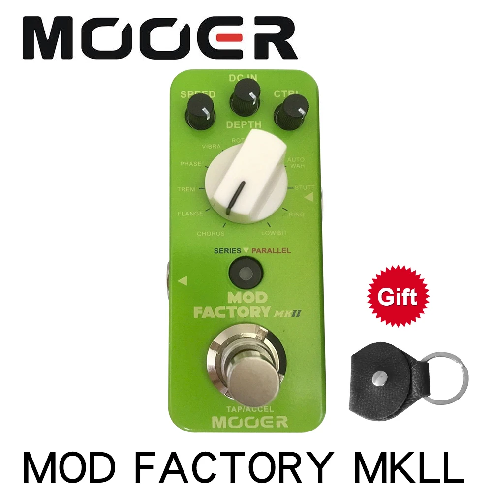 MOOER MME2 MOD FACTORY MKII Multi Modulation Effect Pedal 11 Modulation Effects Tap Tempo True Bypass Full Metal Shell