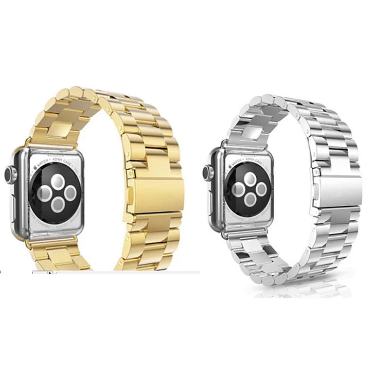 

stainless steel bracelet For Apple watch strap SE 42mm 44mm strap for iwatch band 38mm 40mm wristband Series 6 5 4 3 2 1