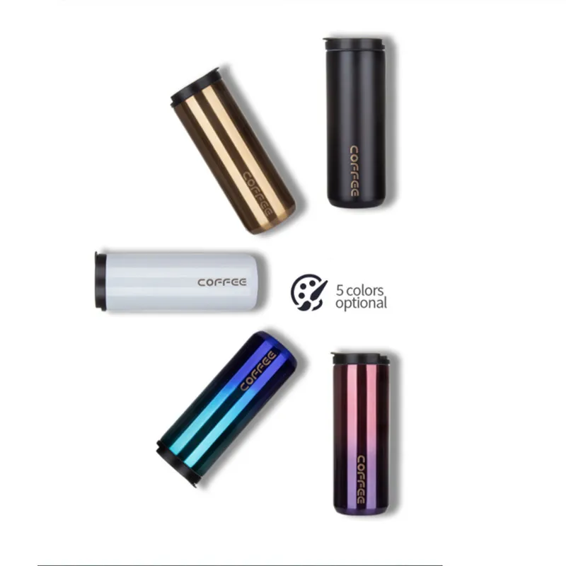 

Double-Layer Stainless Steel Vacuum Flask Thickened Vacuum Cups Leak-Proof Portable Travel Insulated Water Bottle Christmas Gift