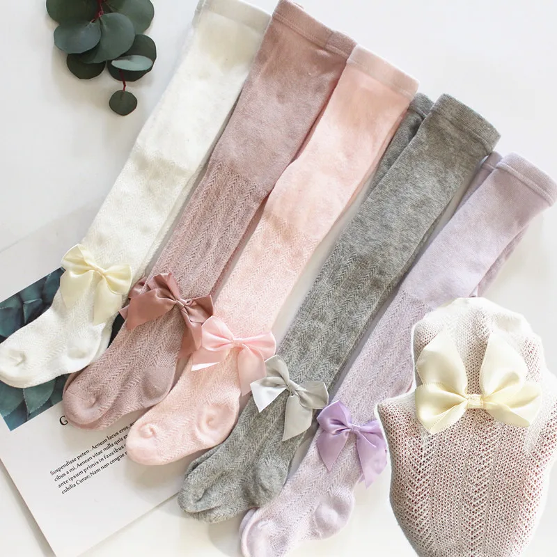 Baby Tights Summer Infant Conjoined Thin Paragraph Child big PP Mesh Breathable Render of the Girls Pantyhose | Детская одежда и