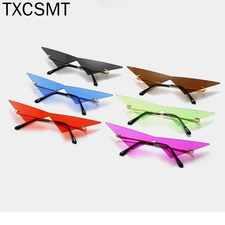

New Triangle Personality Sunglasses Men's and Women's Fashion Show Sunglasses Street Shooting Hip Hop Sunglasses