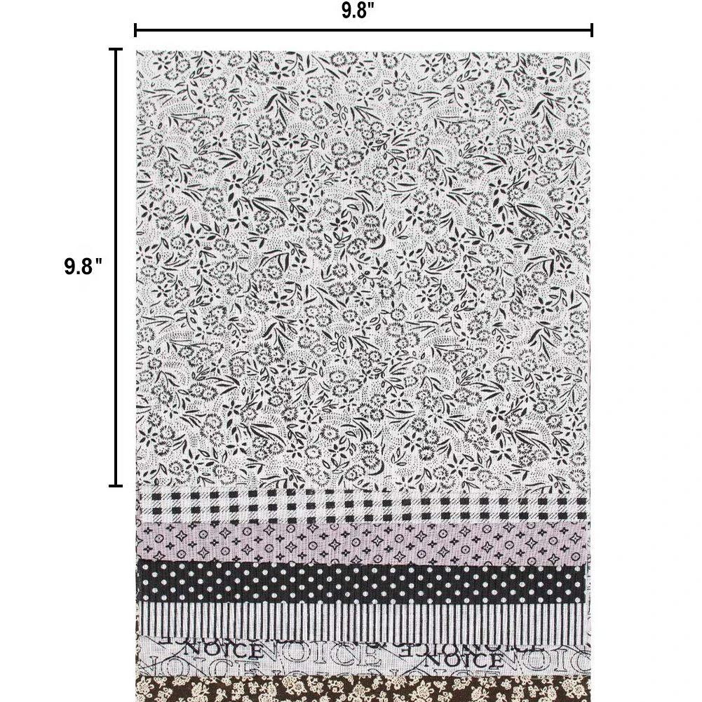 9.8&quot x Different Pattern Quilting Fabric Patchwork Craft Tissus Cotton DIY Sewing Scrapbooking Dot Artcraft | Дом и сад