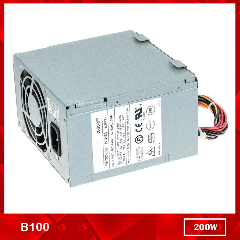 100% Test For Power Supply For SUN B100 370-4206-01 200W MITAC X-200/P Work Good