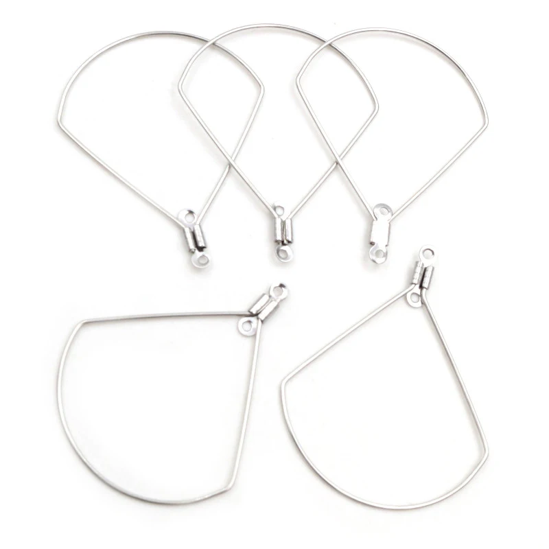 (Никогда не выцветает) 30 шт./лот геометрической формы из нержавеющей стали DIY Drop