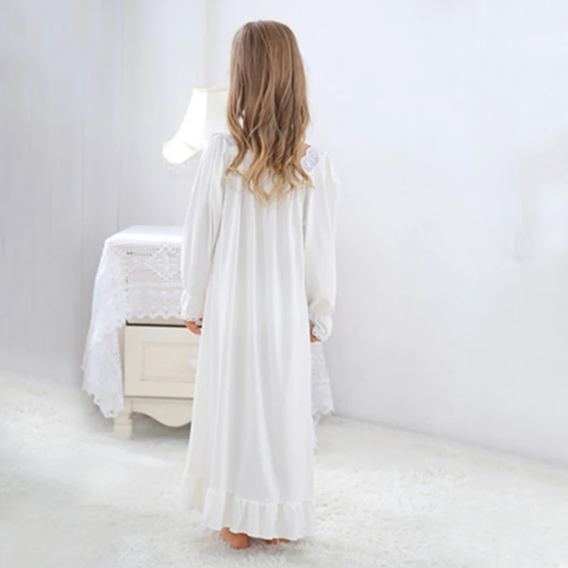 Nightgowns 2-10Y Princess Pajamas Tracksuit Princess Dress New Summer Fashion Dress Soft Wear Daily Long Drsses Toddler