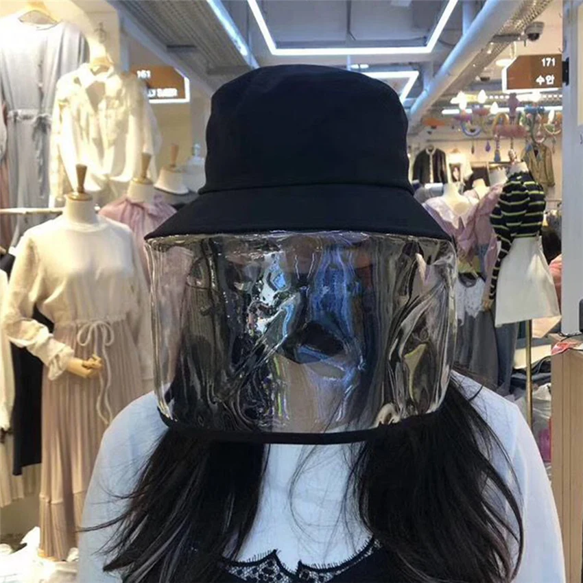 

Fashion Fisherman Hat Anti-dust Hat 2 In 1 Anti-dust Anti-fog Hats Men Women Streetwear Summer Bucket Cap Fast shipping
