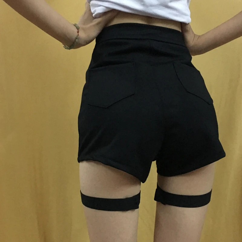 Новинка для взрослых туфли танцев на шесте костюм черного цвета высокое шорты с