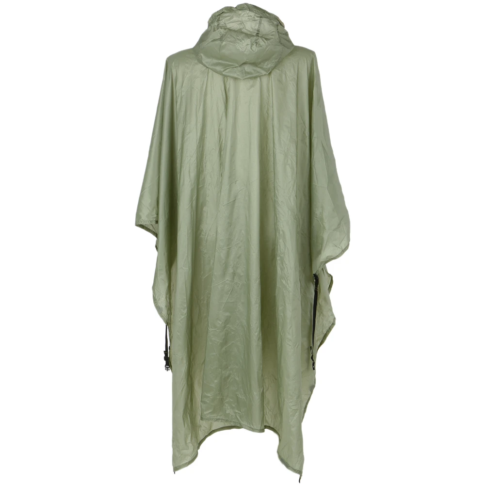 Водонепроницаемый дождевик-пончо ультралегкий дождевик с капюшоном нейлоновый