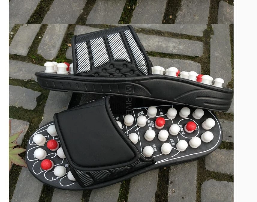 Массажные тапочки для ног Рефлексология акупунктурная терапия массажер ходьбы