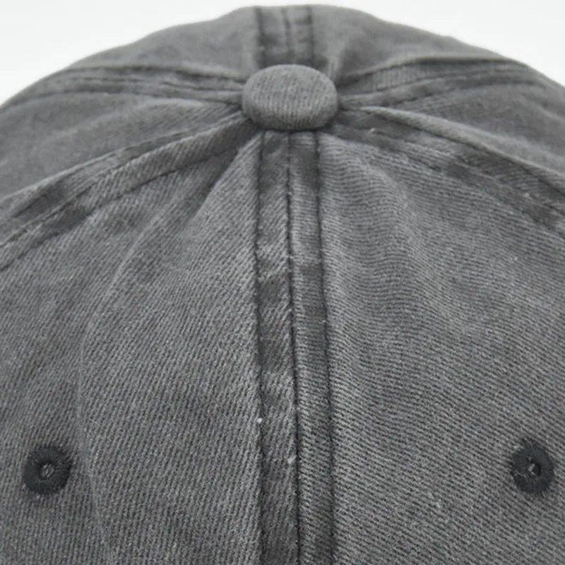 Оригинальные мужские винтажные потертые регулируемые хлопковые головные уборы
