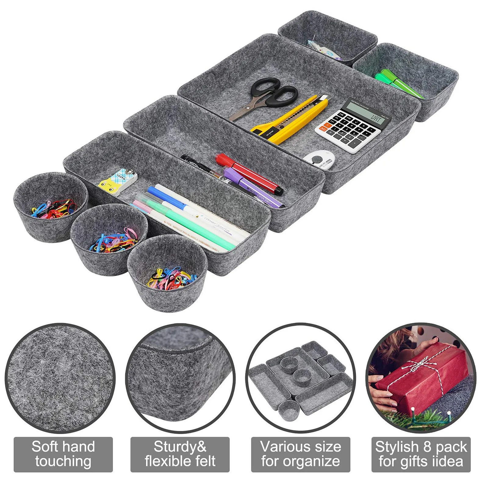 

Desk Drawer Arranger Office Suit Box Desk Arrangement Storage Box Makeup Organizers Storage Tool