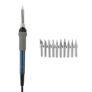 Ручка для паяльной станции LF202 90 Вт, 6-контактный наконечник для паяльной станции BK2000A QUICK 203203H204 + 10шт. 200