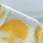 Модные пуловеры для мужчин и женщин, свитшоты с круглым вырезом и градиентным переходом цвета и надписью, винтажные свободные топы с длинным рукавом, свитшоты