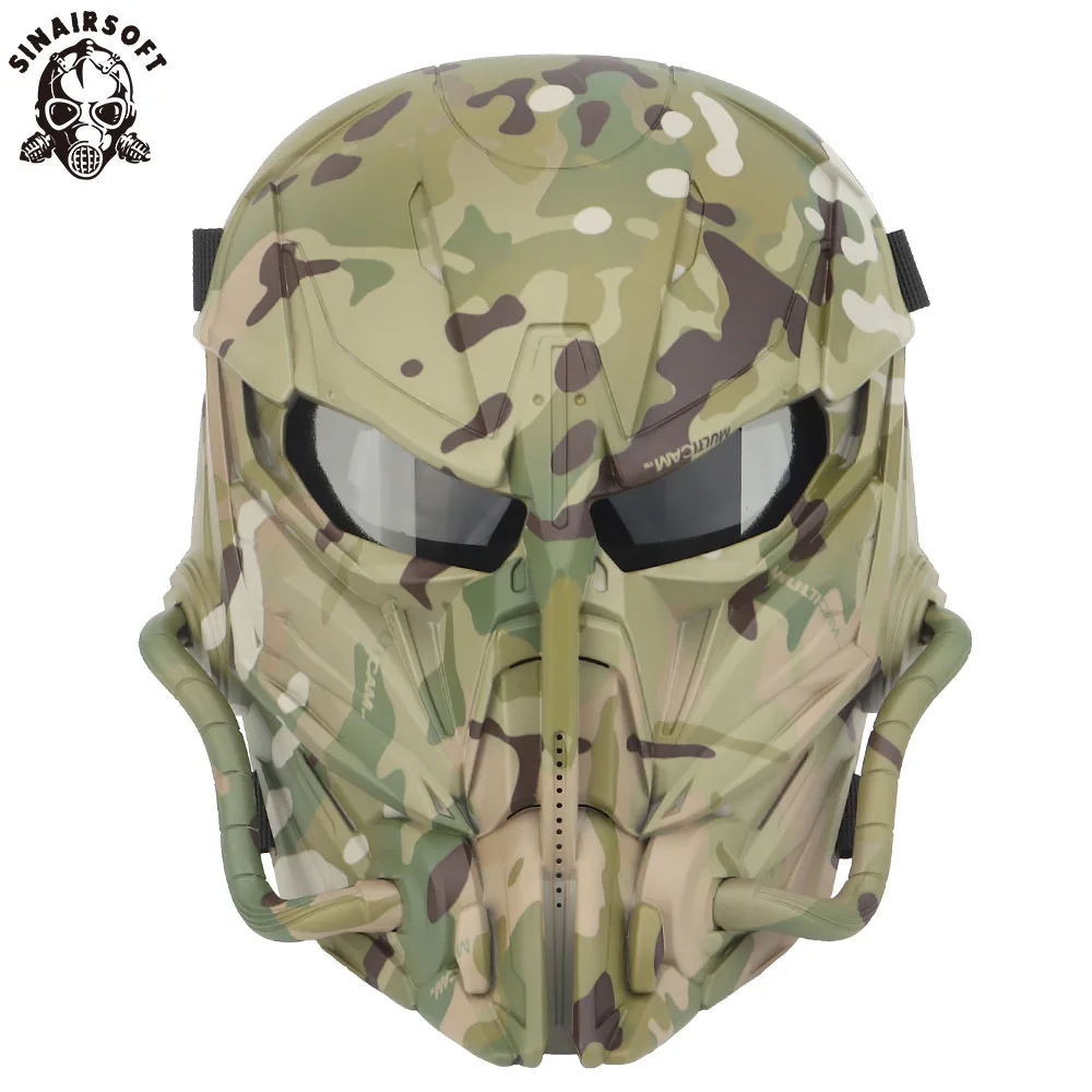 

Тактическая Маска для страйкбола, Охотничья винтовка, аксессуары для пневматического оружия, стрельба, пейнтбол, полевая Защитная Военная ...