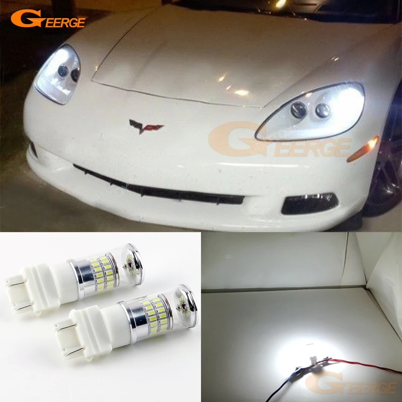 Для Chevrolet Corvette C5 C6 1998 2013 отличный ультра яркий белый отражатель 3157 светодиодный
