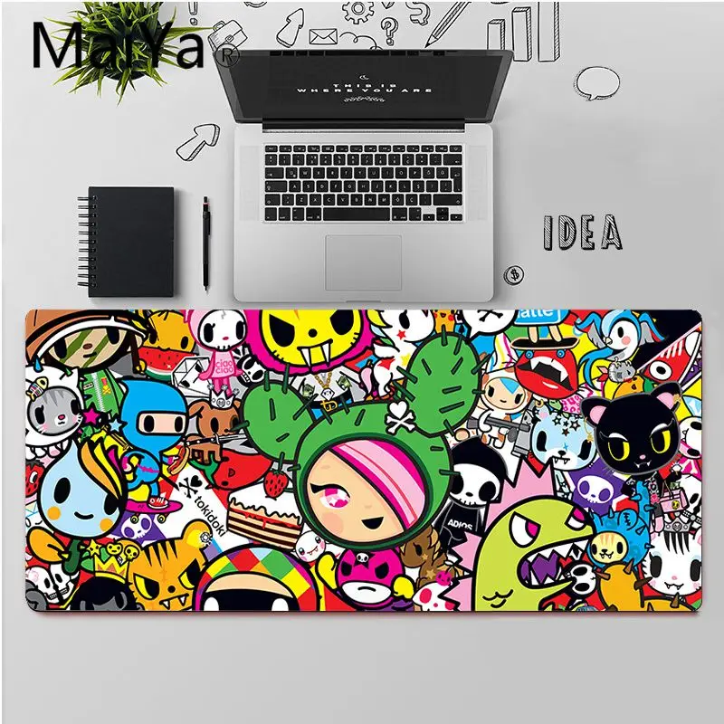 Высококачественный японский коврик для мыши Maiya Tokidoki большой компьютерный