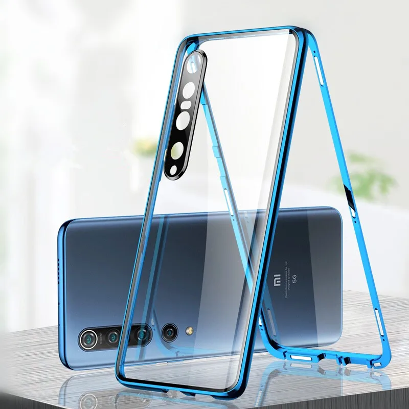 

Для Xiaomi Mi 10 Pro 5G Чехлы металлический объектив для камеры Защитная стеклянная пленка чехол для Xiaomi Mi 10/Pro Магнитная Задняя стеклянная крышка