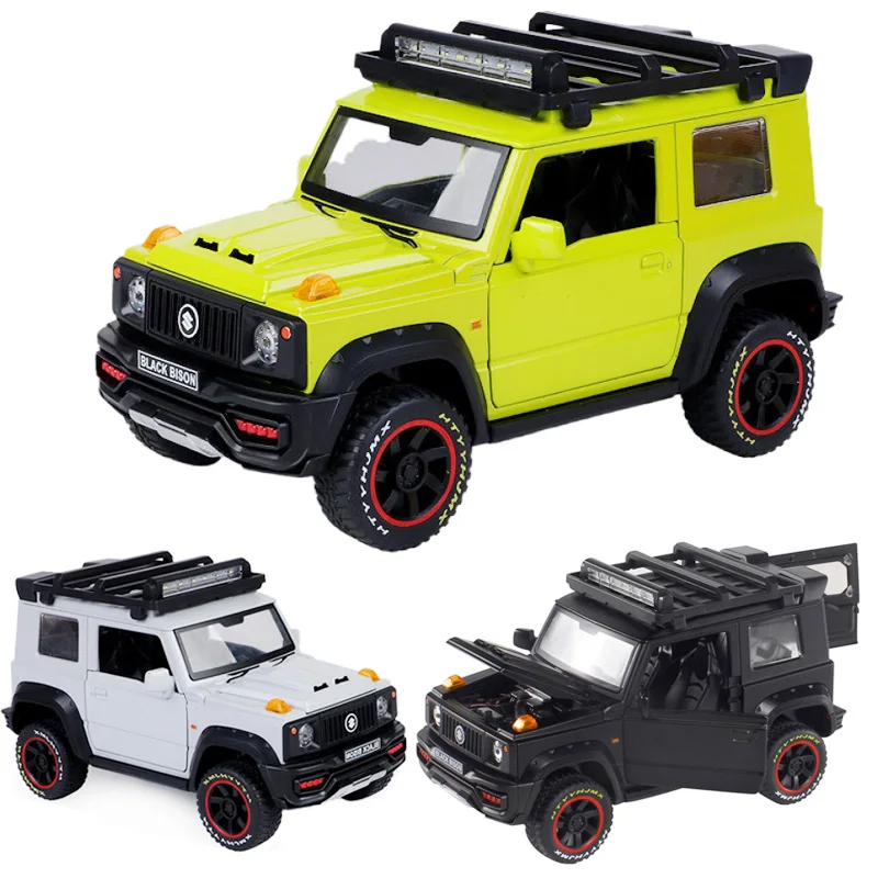 

1:18 SUZUKI JIMNY Alloy Car Model Diecasts & Toy Sound Collectibles ORV SUV Collection Toy Birthday Present Boy Free Shipping
