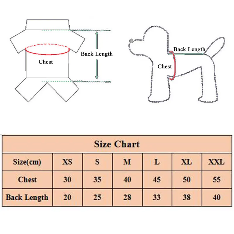 

Winter Warm Dog Clothes Waterproof Pet Padded Vest Zipper Jacket Coat For Small Medium Large Dogs Pug Chihuahua Ropa Para Perros