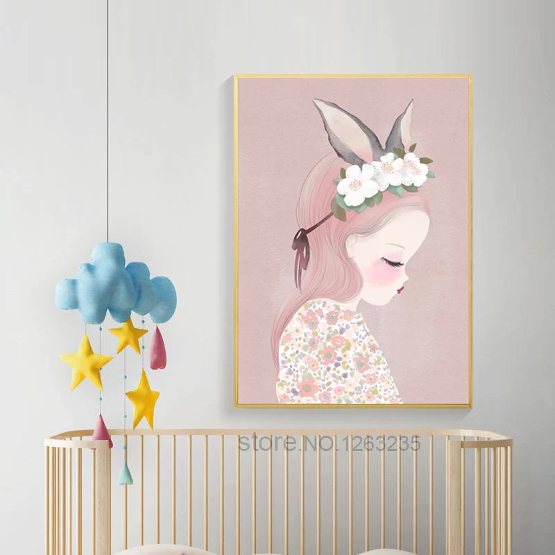 Домашний декор в стиле принцессы для маленьких девочек Настенный скандинавский