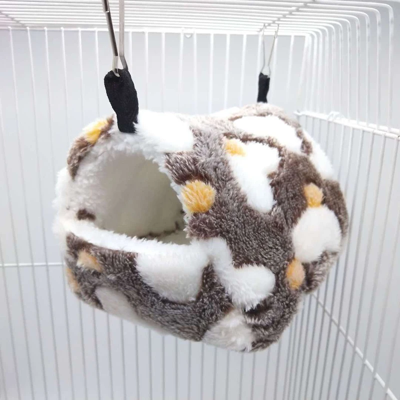 soft plush hanging hamster nest small animal pets cage hammock guinea pig squirrel mice rat sleepping bed keep warm nest house free global shipping