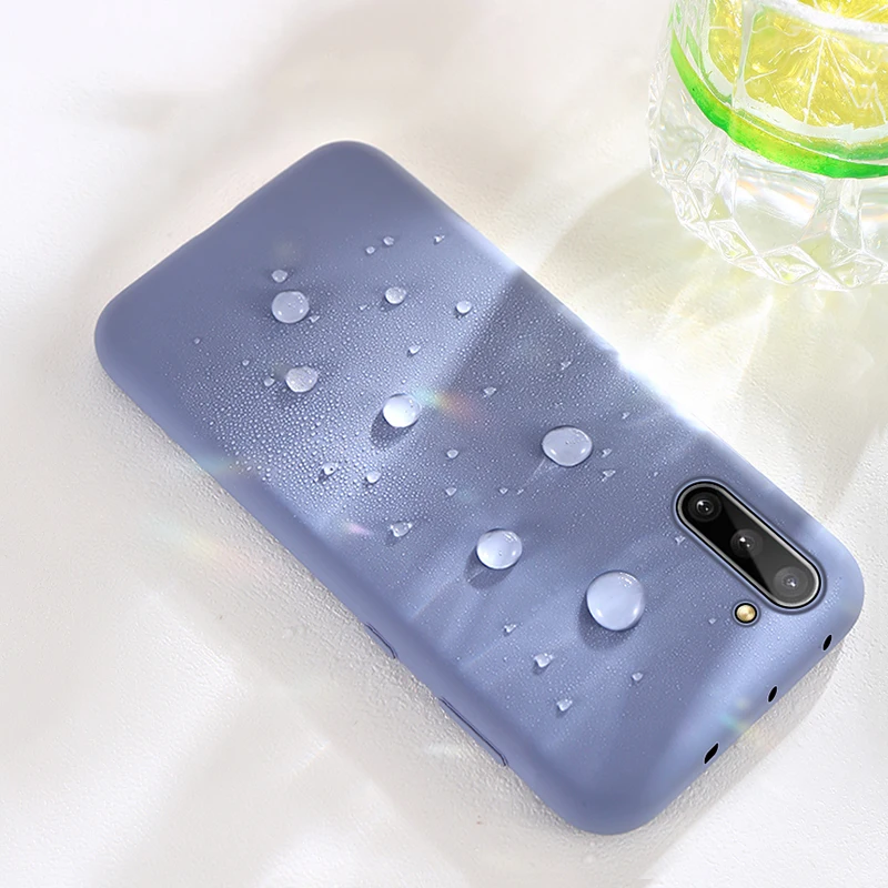 Note10 чехол жидкий мягкий, силиконовый, из ТПУ чехол для samsung Galaxy Note 10 Plus Note10Plus Note10+ Not 10 Plus 10+ Coque Fundas