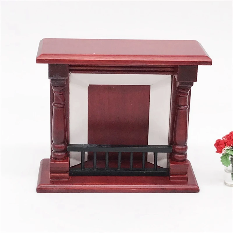 

1:12 Dollhouse Miniature Furniture Vintage Fireplace Dollhouse Accessories Toys for Children Gift