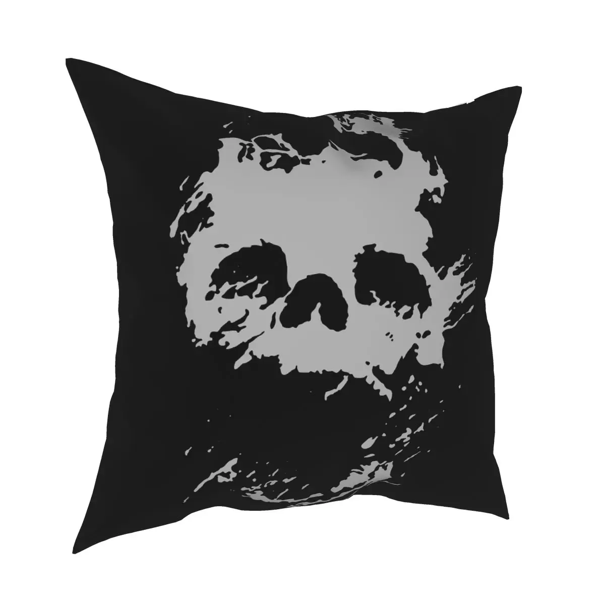 

Fading Light Death Skull Pillowcase Soft Fabric Cushion Cover Decor Gothic Throw Pillow Case Cover Home Square 45X45cm