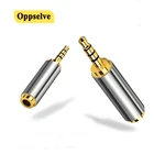 Переходник со штекера от 3,5 мм до 2,5 мм2,5 мм до 3,5 мм, высококачественный стерео аудио разъем для наушников, адаптер для Кабеля Aux динамика