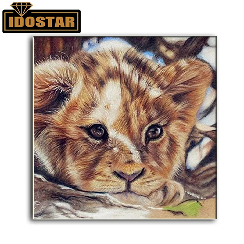Алмазная 5D картина сделай сам с животными Лев алмазная вышивка Стразы домашний