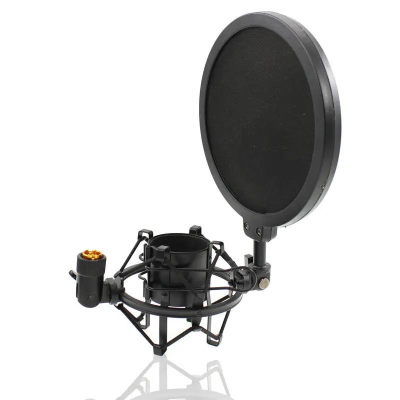 Shock Mount Профессиональный конденсаторный микрофон BM800 BM 800 микрофон для видеозаписи радио Студийный микрофон для компьютера ударное крепление - Цвет: Shock Mount