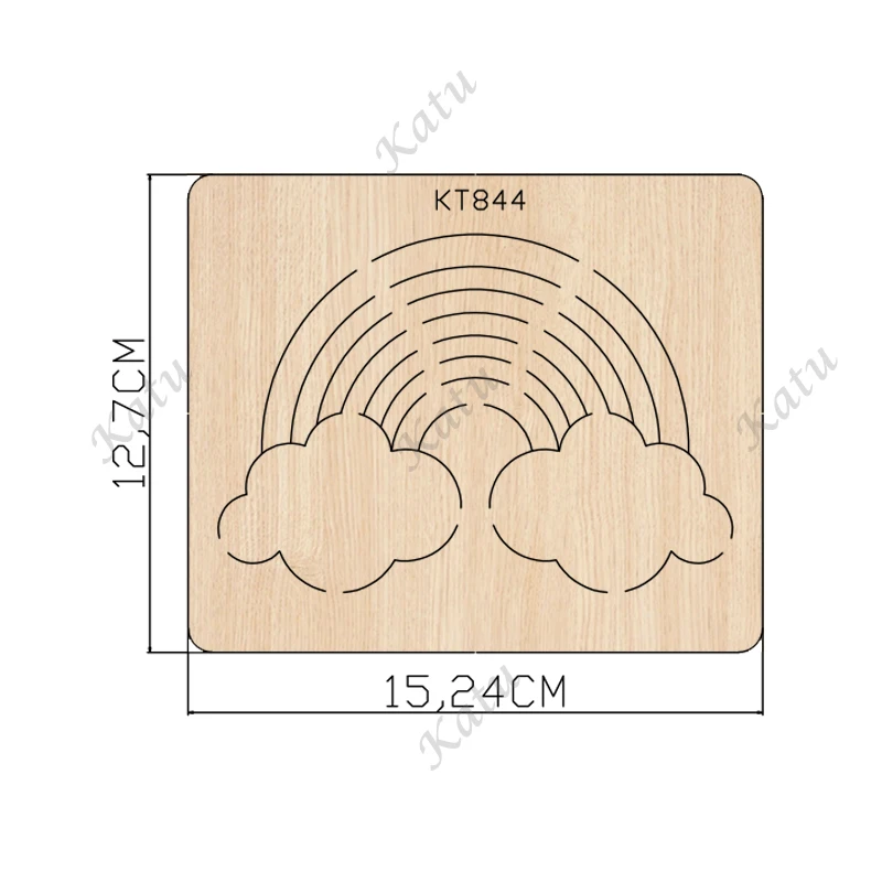 

rainbow cutting dies 2019 new die cut &wooden dies Suitable for common die cutting machines on the market