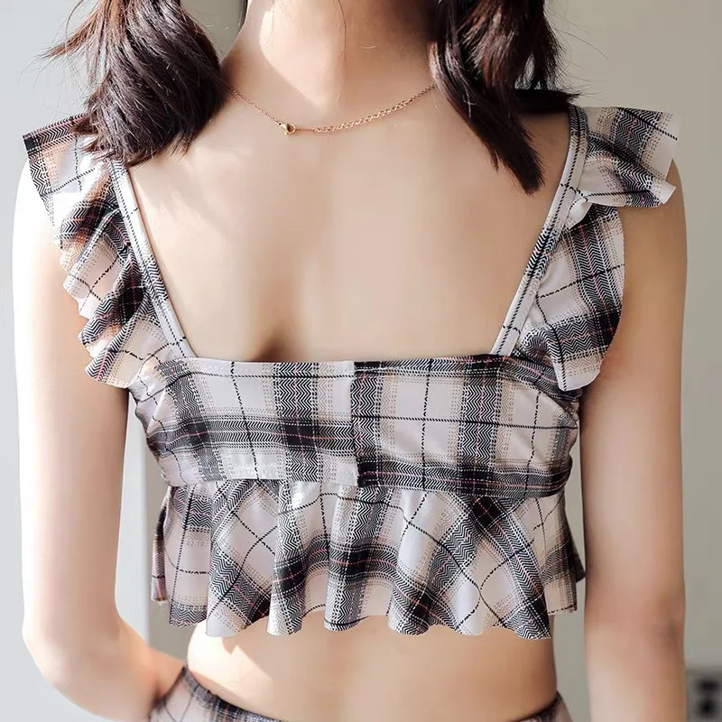 

New online celebrity style lively swimsuit ladies split Korean student sports swimsuit sexy swimsuit