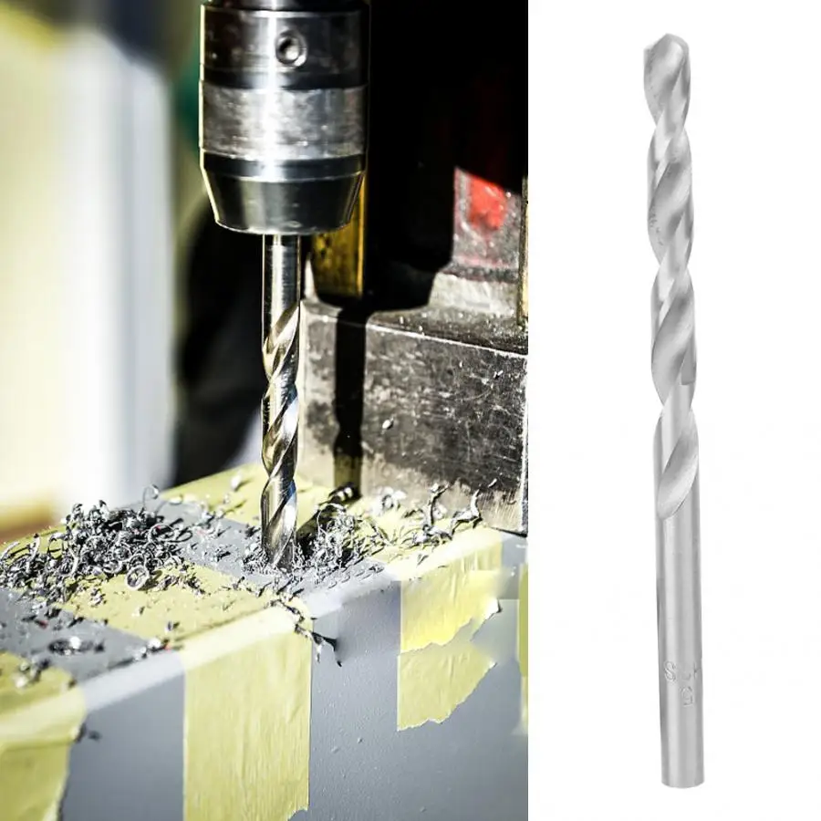 10 шт. сверло с цилиндрическим хвостовиком быстрорежущее стальное из