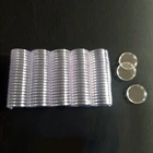 10 шт., пластиковые прозрачные круглые капсульные Чехлы для монет 40 мм