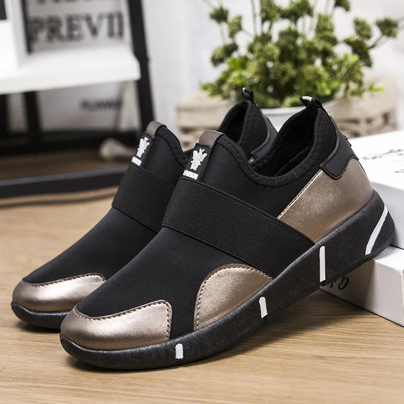 Новые корейские кроссовки на платформе Модная женская повседневная обувь