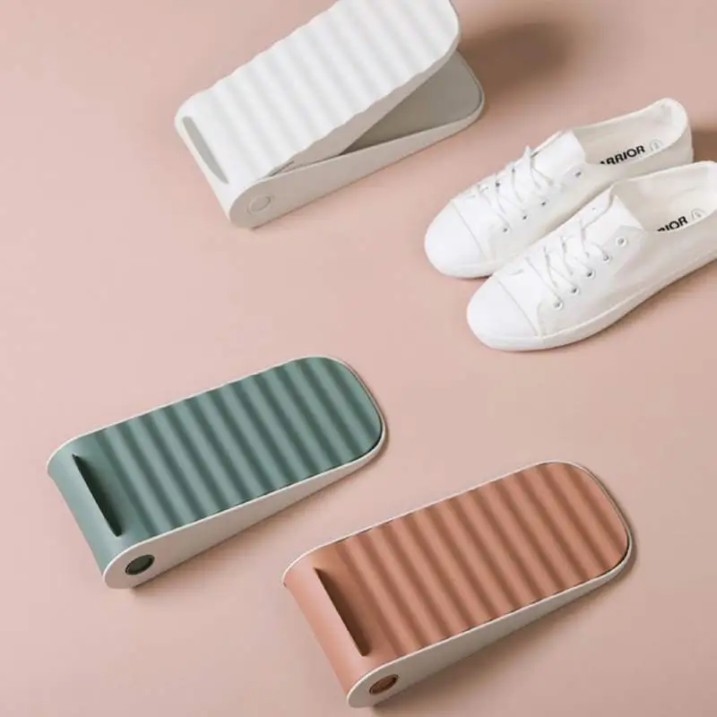 Практичный стеллаж для обуви органайзер слот поддержки пространства шкаф стенд