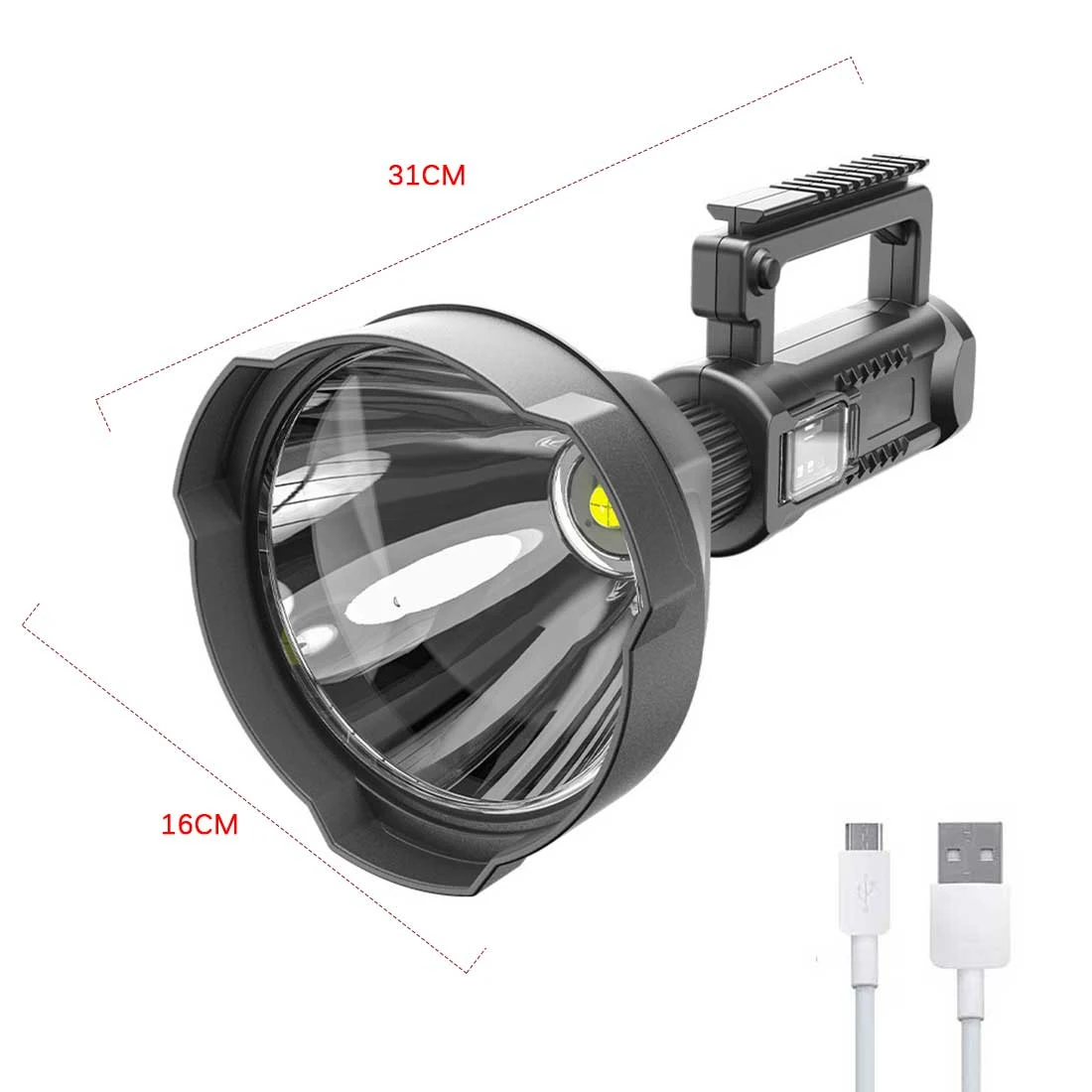 

3 Modes Waterproof Powerful LED Flashlight Portable Hunting Night Fishing Lamp Long-range Outdoor Searchlight Miner's Flashlight