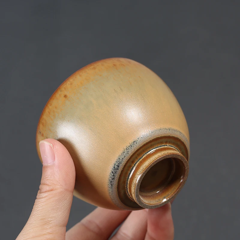 110 мл чайная чашка из грубой керамики для сушки в печи керамическая кунг-фу