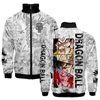 anime son goku jacket sweatshirt 3d men women harajuku hip hop san goku hoodies casual bomber collar japanese zipper sweatshirt